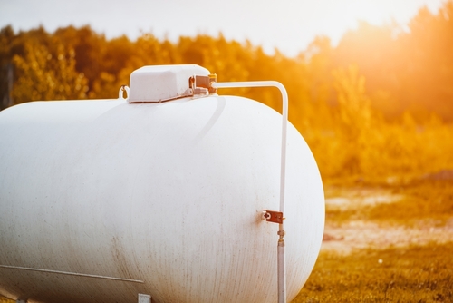 Large Propane Tank Exchanged From Boehlke Bottled Gas